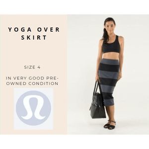 Lululemon Yoga Over Skirt Size 4 VGUC